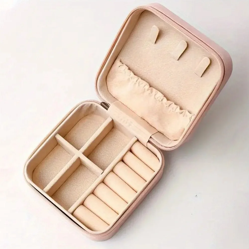 Host Giveaway Luxurious Velvet Faux Leather Jewelry Organizer Box Portable